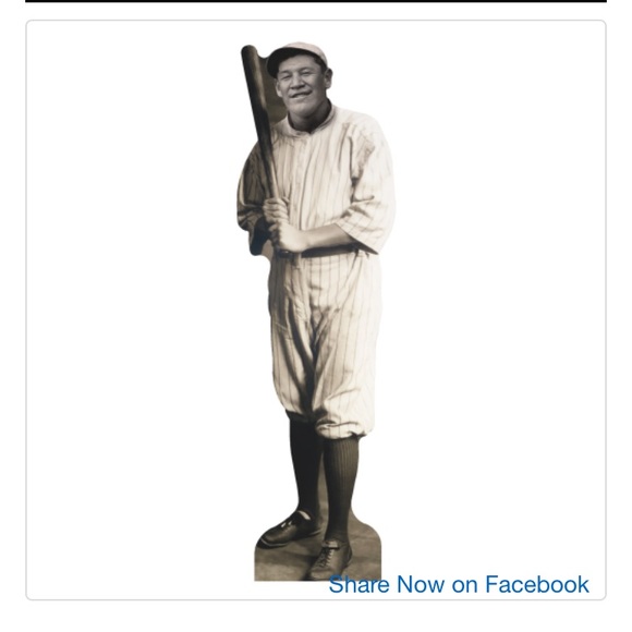 JIM THORPE BASEBALL OLYMPIC GOLD MEDALIST CARDBOARD CUTOUT